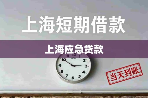 上海应急贷款